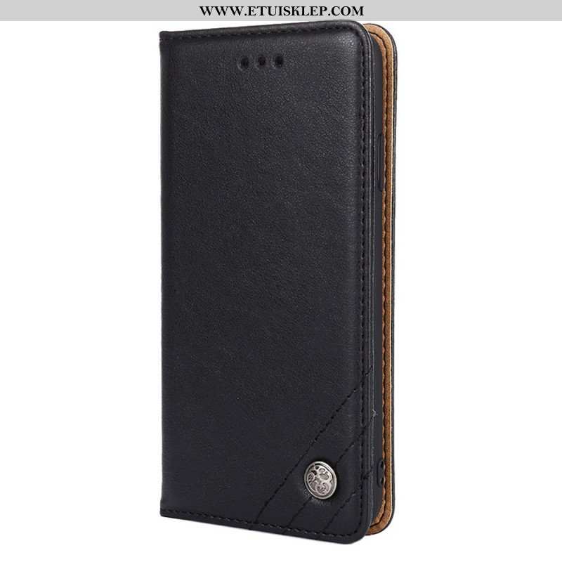 Etui Folio do Samsung Galaxy M52 5G Szczotkowana Skóra